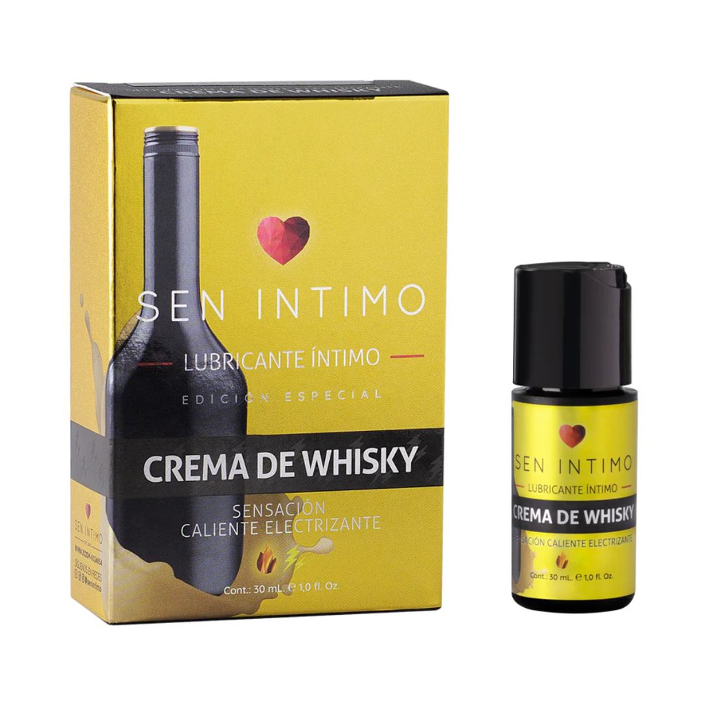 LUBRICANTE SEN INTIMO CREMA DE WHISKY CALIENTE ELECTRIZANTE 30ML