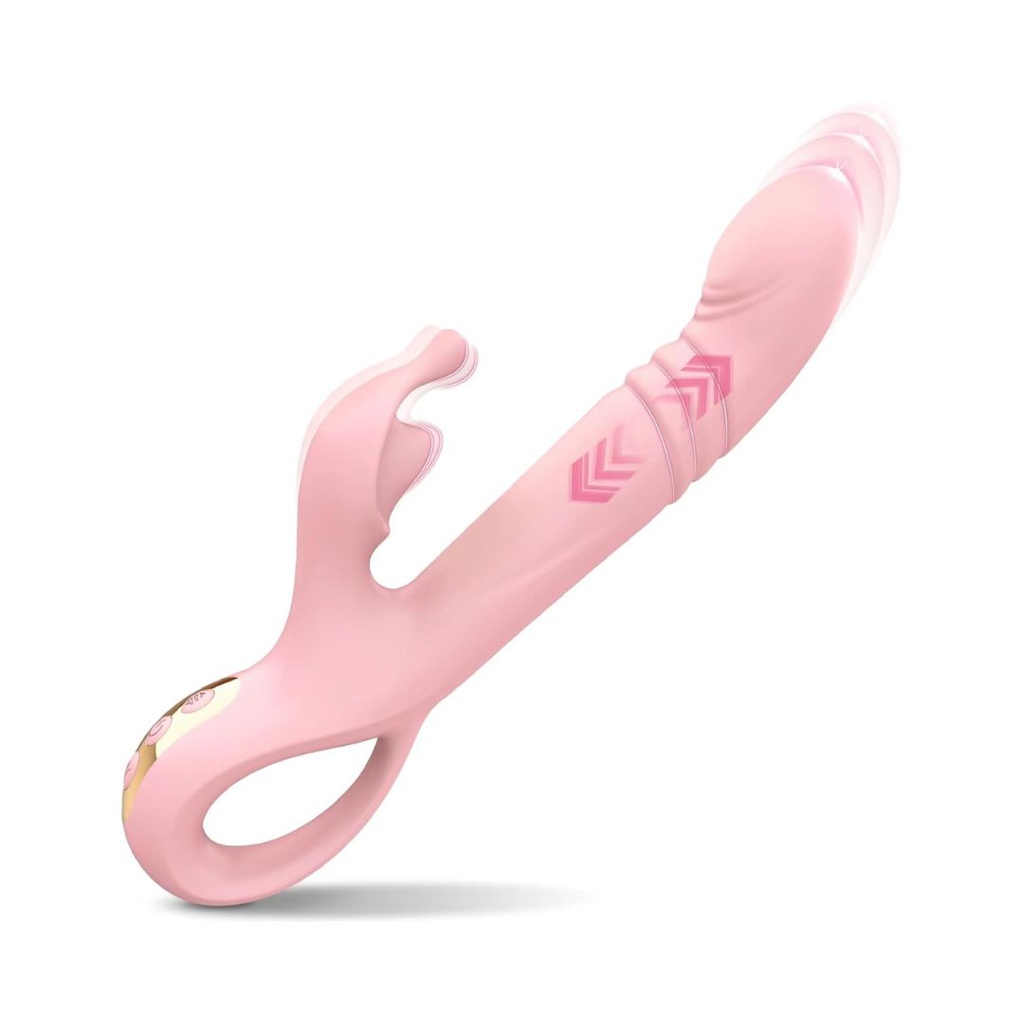 VIBRADOR DILDO PERLA Y ESTIMULADOR DE CLITORIS