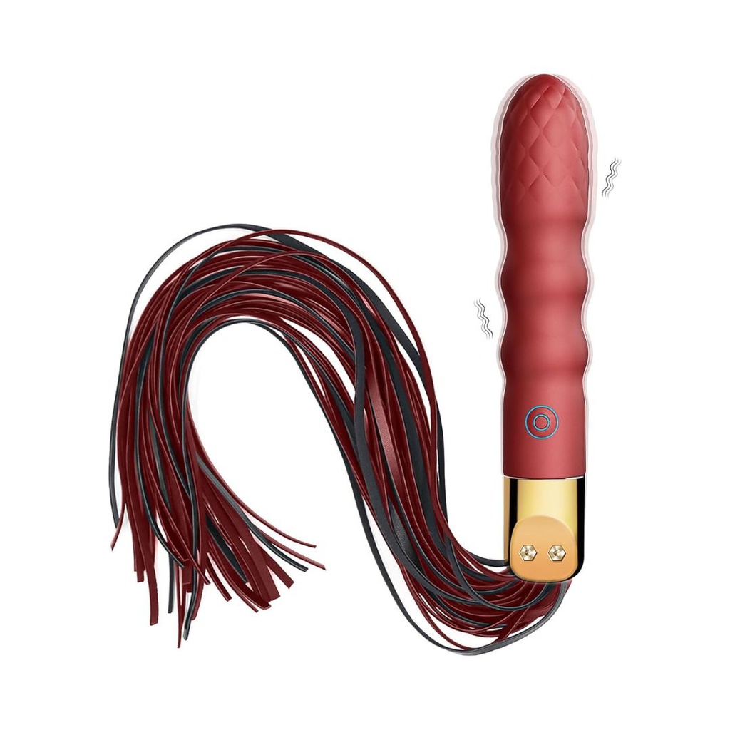 VIBRADOR DILDO ESPARTA CON LÁTIGO