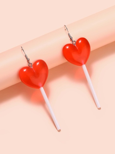 ARETES CORAZONES POPPY