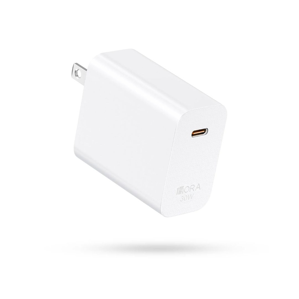CUBO CARGADOR RÁPIDO 1HORA 30W USB-C