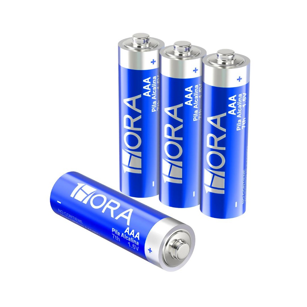 BATERÍAS ALCALINAS 1HORA AAA 1.5V