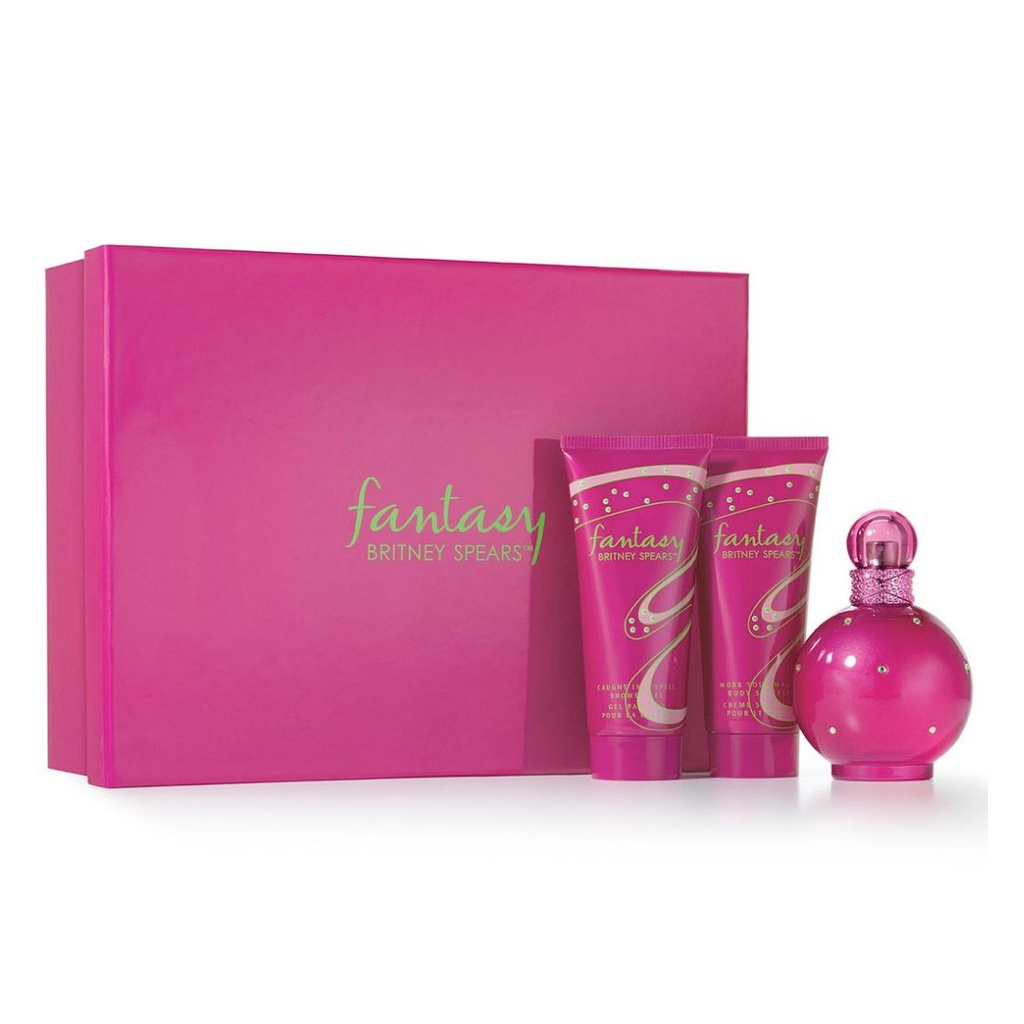 ESTUCHE DE PERFUME BRITNEY SPEARS FANTASY 3 PIEZAS 100ML