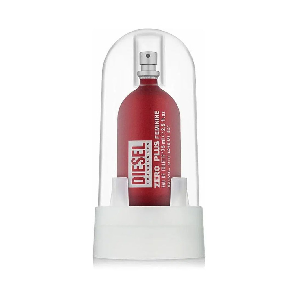 PERFUME DIESEL ZERO PLUS FEMENINE (CILINDRO ROJO) 75ML